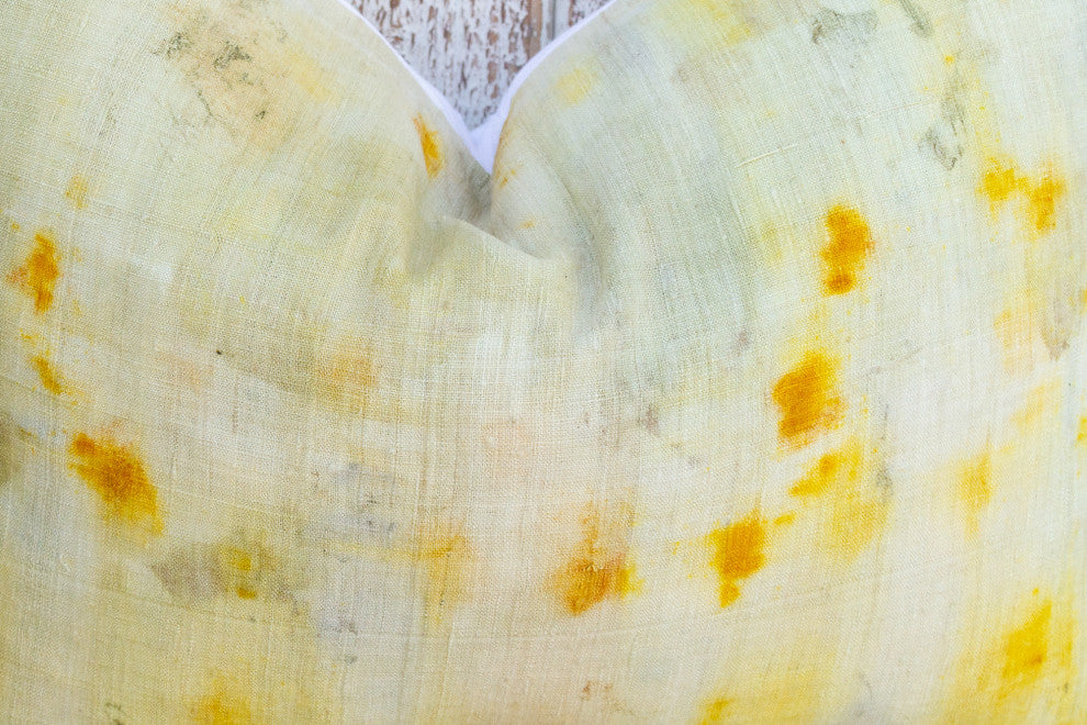 Puhor Tie Dyed Organic Silk Lumbar Pillow