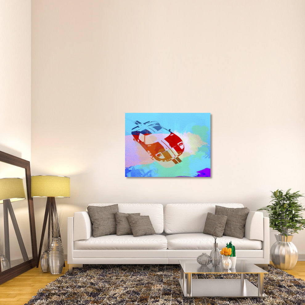 "Ford GT Watercolor" Fine Art Print