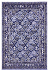 Unique Loom Blue La Jolla Trellis 4'x6' Area Rug