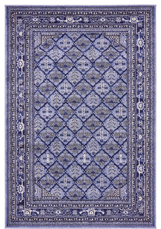 Unique Loom Blue La Jolla Trellis 4'x6' Area Rug