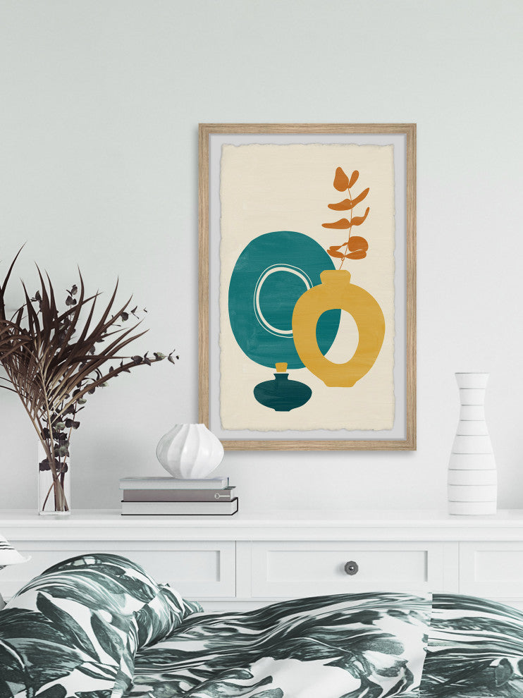"Mirror of Curiosity" Framed Painting Print, 20x30