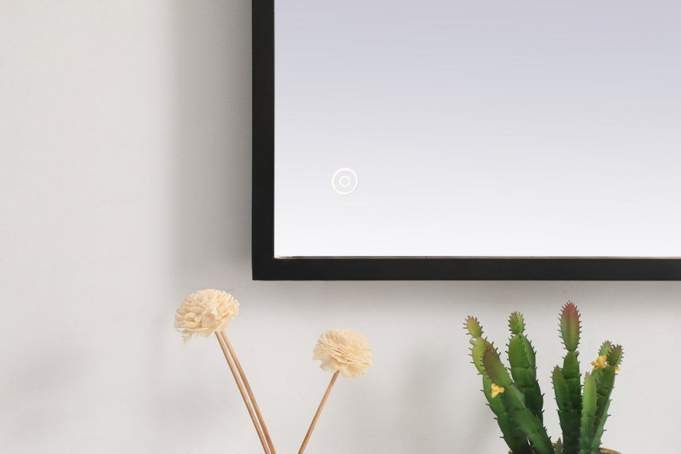 Modern Black Led Mirror