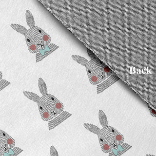 Bunny Fluffle Easter Chenille Rug, Wave Top Blue, 4'x6'