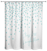 Stress Less Laugh More 71x74 Shower Curtain