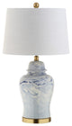 Wallace 26" Ceramic Table Lamp, Brass
