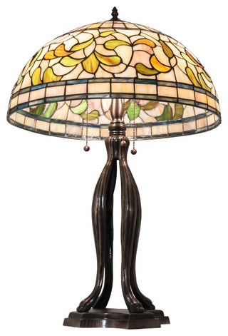 30 High Tiffany Turning Leaf Table Lamp