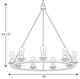 Debut 9-Light Chandelier, Brushed Nickel