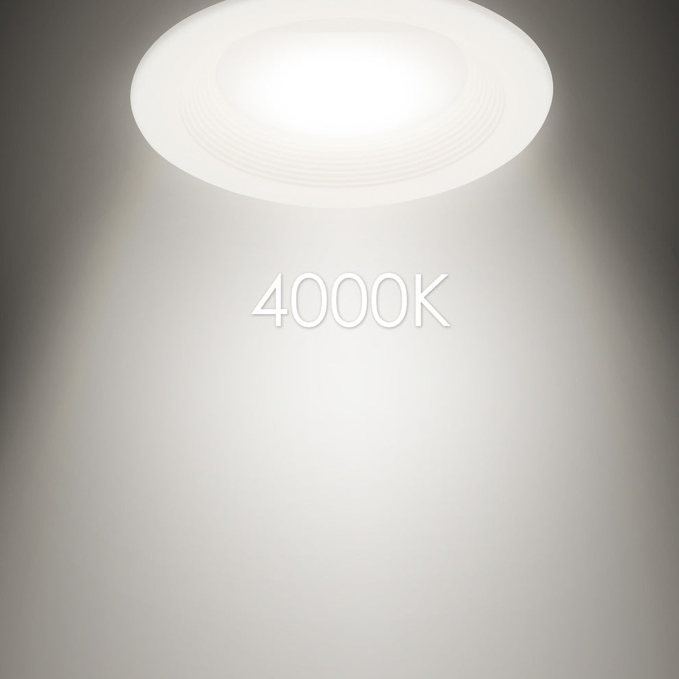 LEDPAX LED 4" Retrofit Downlight, 9W, 540 Lumens, 4000K, CRI90, Set of 4