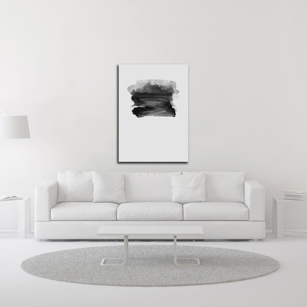 "Grey II" by Incado, Print on Canvas, 15"x21"