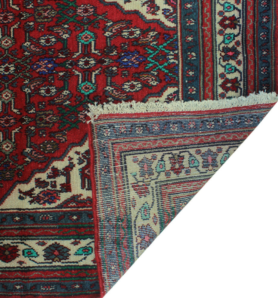 Vintage Distressed Cereza Burgundy Rug