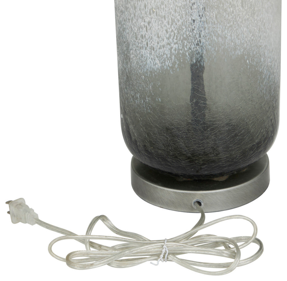 Modern Gray Glass Table Lamp Set 562029
