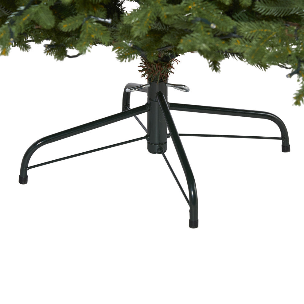 6ï¿½Wyoming Spruce Christmas Tree/ 400 Clear LED Lights and 1045 Bendable Branches