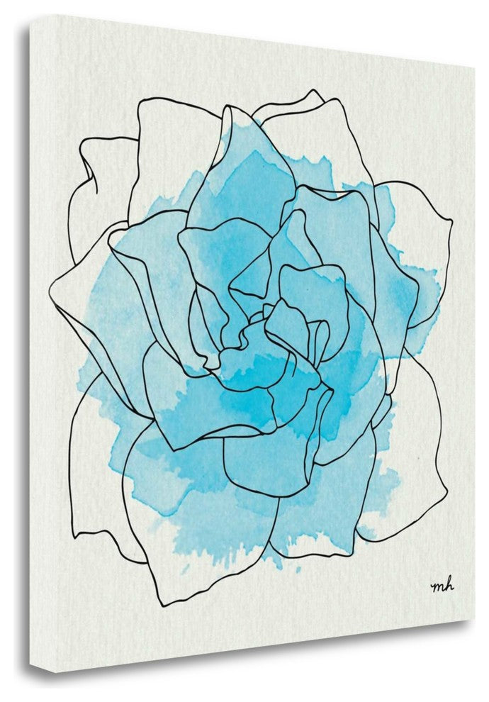"Watercolor Floral II" By Moira Hershey, Giclee Print on Gallery Wrap Canvas