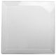 Frosted Elegance 8"x8" Beveled Glass Wall Tile,Glossy White, Piece