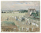 "Hanging the Laundry out to Dry, 1875" Paper Print by Berthe Morisot, 26"x22"