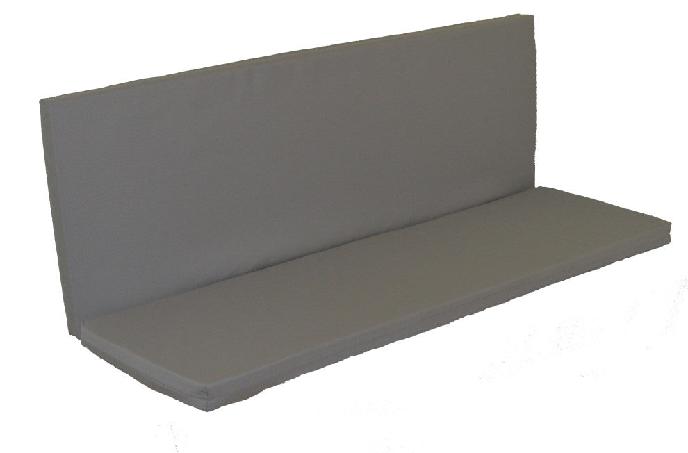 Full Bench Cushion, Gray, 4 Foot
