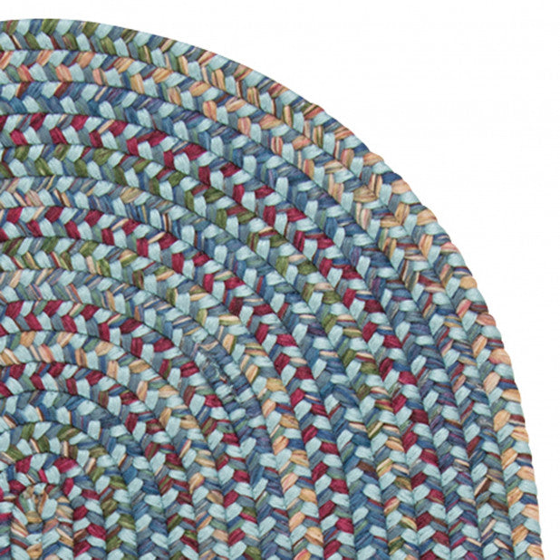 Colonial Mills Rug Worley Runner Blue Runner, Oval