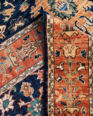 Serapi One-of-a-Kind Hand-Knotted Area Rug Blue, 6' 2" x 9' 1"