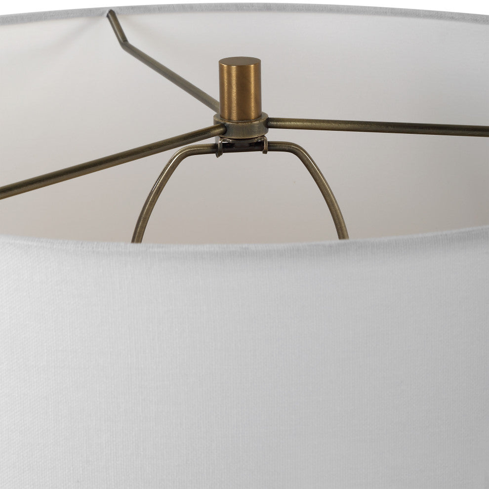 Uttermost Stratified White Table Lamp