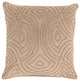 Surya Skinny Dip SKD-004 18"x18" Pillow Kit, Ivory/Taupe
