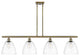 Innovations 516-4I-AB-GBD-92 4 Light Island Light, Antique Brass
