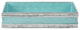 Classic 9" Guest Towel Tray, Aqua