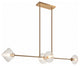 Matteo Lighting C81744AGCL Pendant, Aged Gold Brass Finish