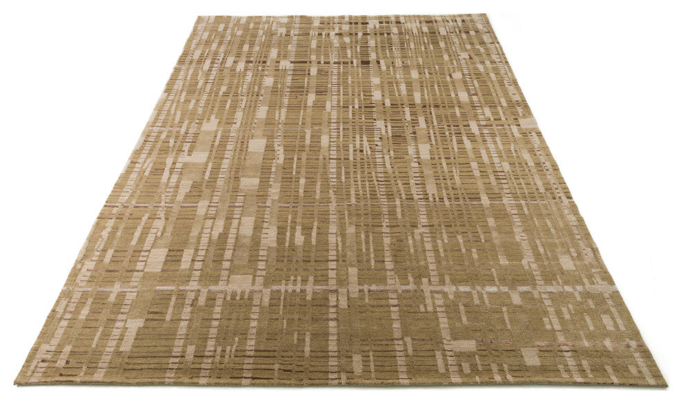 Hand Knotted Hermitage HE-03 Amber Rug, 10'x13'6"