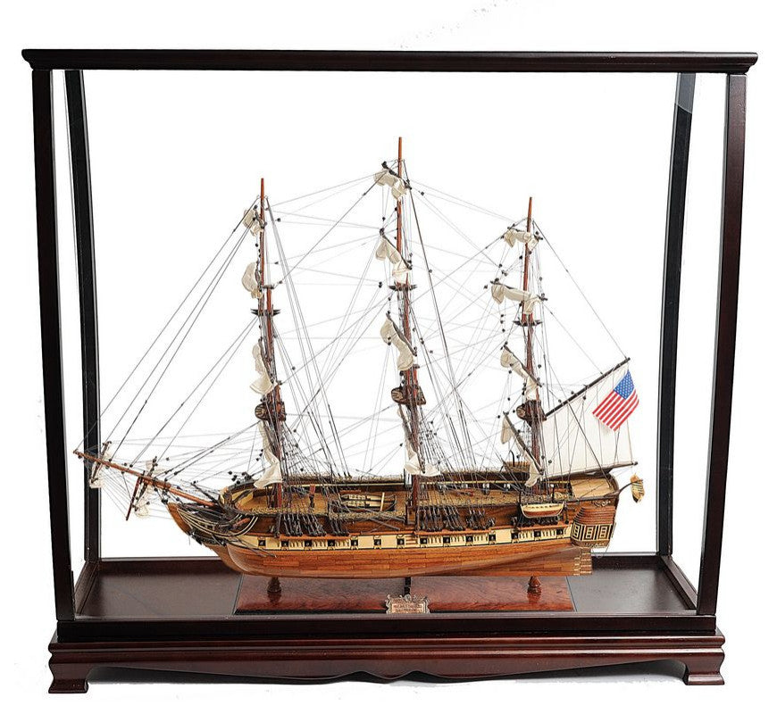 Old Modern Handicrafts T097A USS Constitution Midsize With Display Case