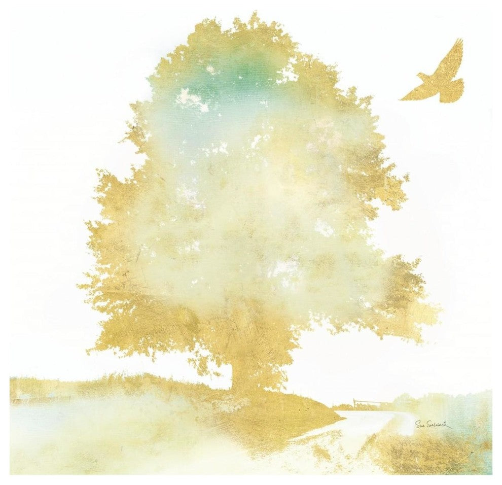 "Dream Tree II" Digital Paper Print by Sue Schlabach, 42"x42"