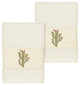 Mila 2 Piece Embellished Washcloth Set
