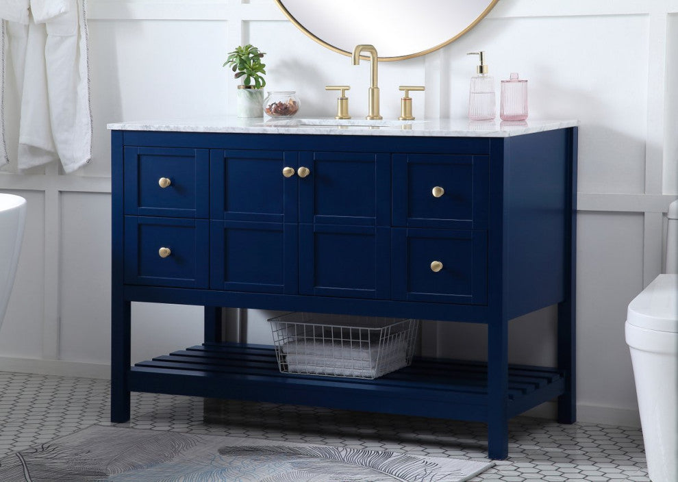 Elegant VF16548BL 48"Single Bathroom Vanity, Blue