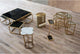 Nathan Side Table, Brass