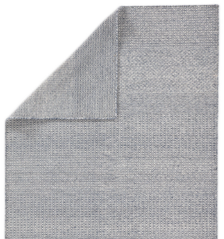 Jaipur Living Glace Handmade Geometric Dark Blue/ Ivory Area Rug 10'X14'