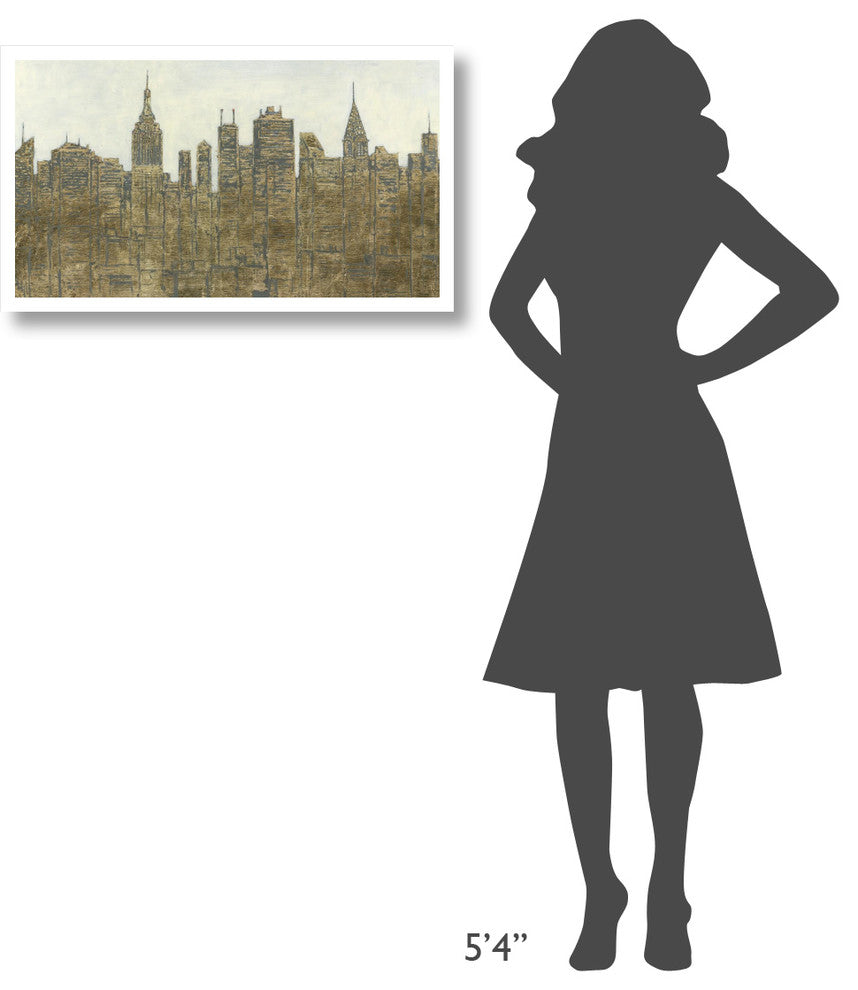 "Lavish Skyline" Digital Paper Print by James Wiens, 32"x19"