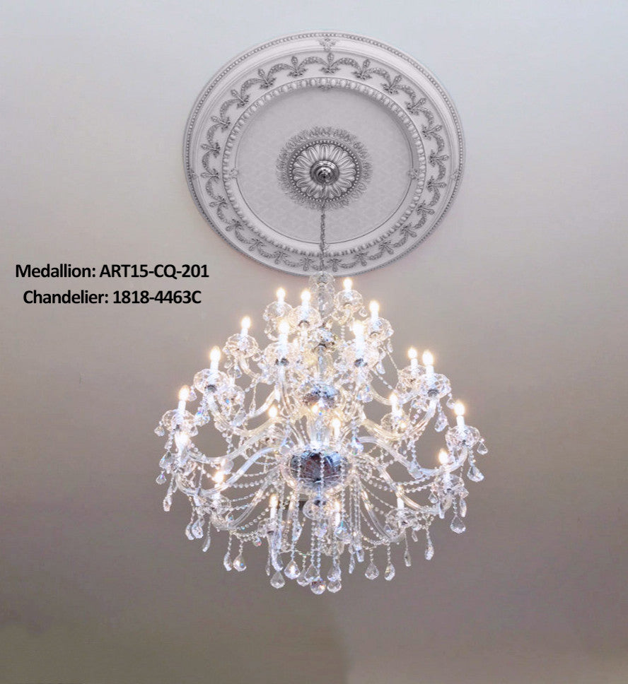 Artistry Lighting, Round 60" Classic White Ceiling Medallion (ART15-CQ-022)