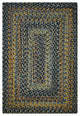 Homespice Decor Black Forest Indoor/Outdoor Braided Rug 20"x30" Rectangular
