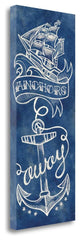 "Anchors Away" By Mary Urban, Giclee Print on Gallery Wrap Canvas, Ready to Hang