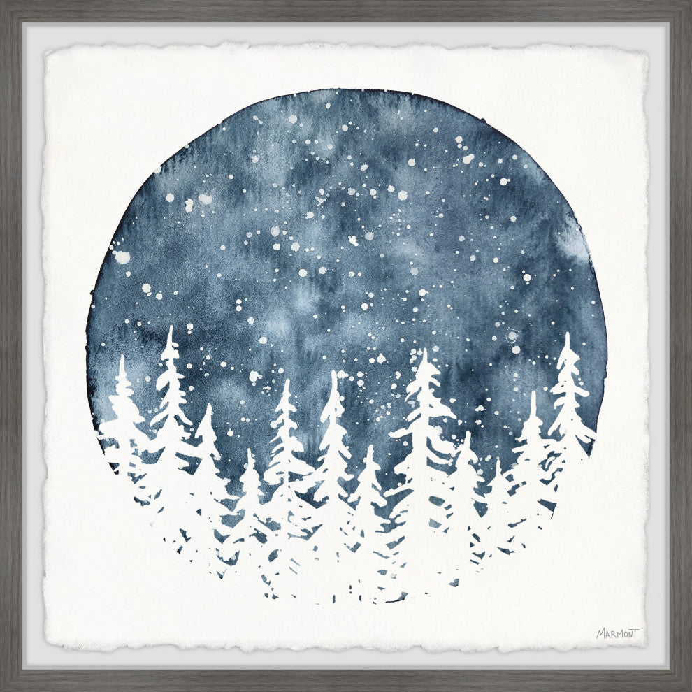 "The Color of Winter" Framed Painting Print, 24x24