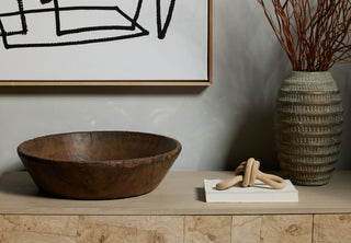 Found Wooden Bowl-Reclaimed Natural
