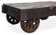 Sterling 48" Reclaimed Iron Wheeled Coffee Table