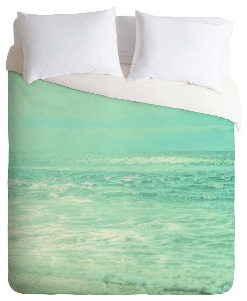 Deny Designs Lisa Argyropoulos Where Ocean Meets Sky Duvet Cover - Lightweight