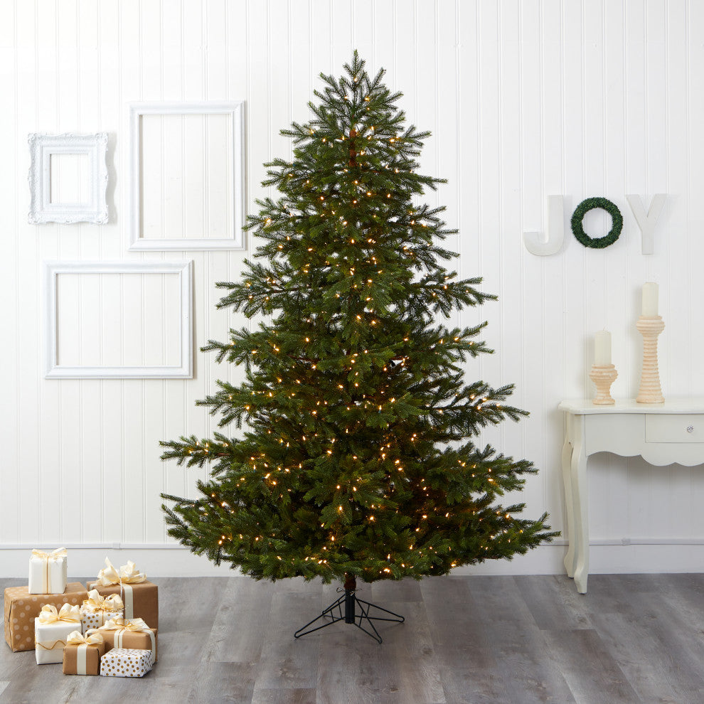 7.5' South Carolina Spruce Real Touch Faux Xmas Tree W/650, Multifunction Lights