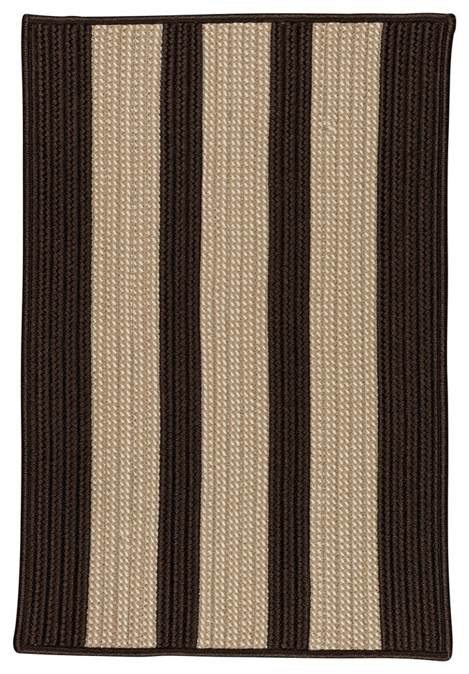 Colonial Mills Boat House BT89 Brown Indoor/Outdoor Area Rug, Rectangular 8'x11'