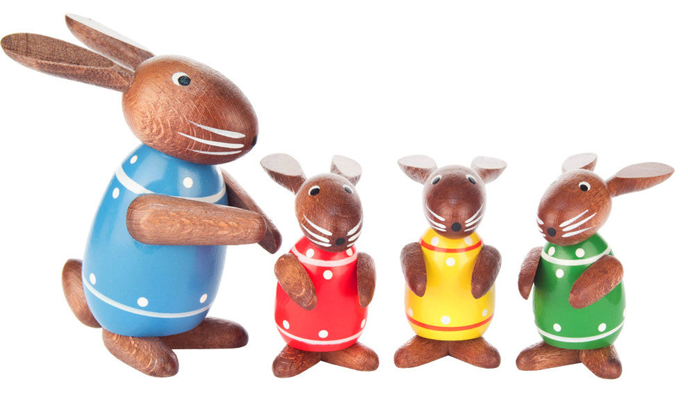 Dregeno Easter Ornament- Rabbit Family