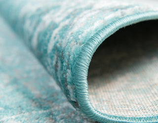 Unique Loom Turquoise Casino Sofia 2'x6'7" Runner Rug