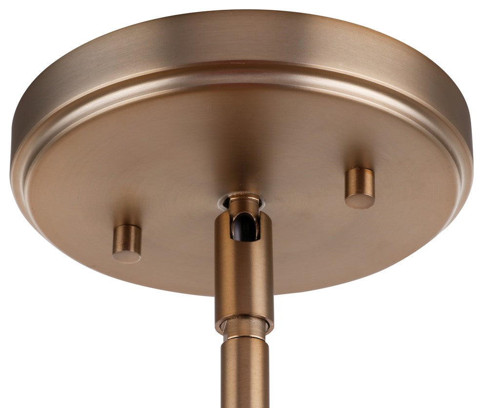 Woodbridge Lighting Blaire Mini-Pendant, Brushed Brass