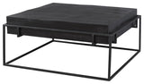Uttermost Telone Modern Black Coffee Table