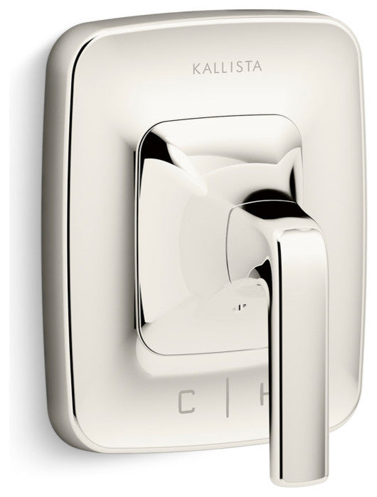 Per Se Thermostatic Trim, Lever Handle, Nickel Silver