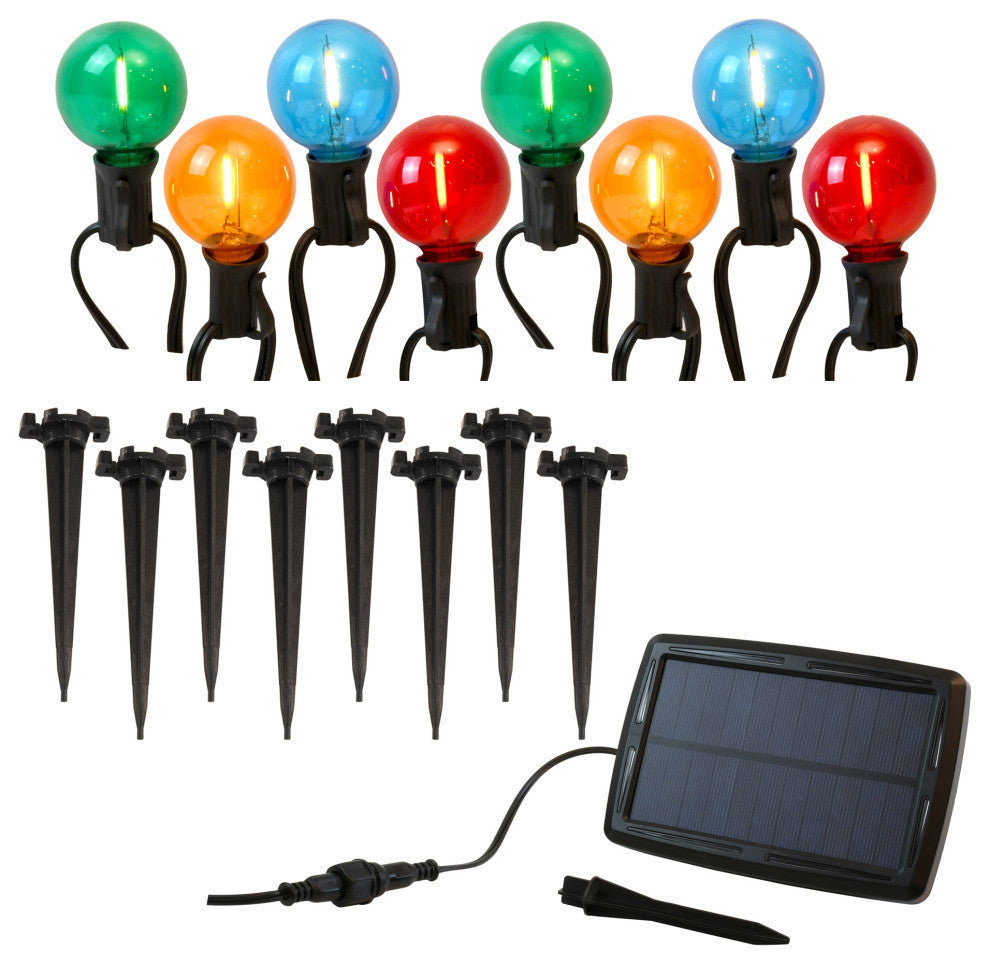 Solar Powered Multicolor Pathway Lights